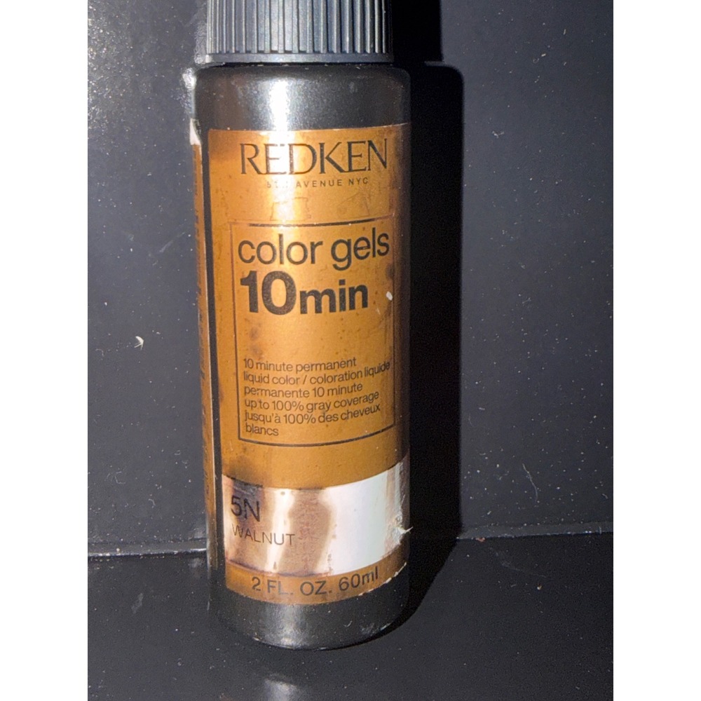 Redken Color Gels 10 Minute Permanent Liquid Color 5N Walnut Gray Coverage